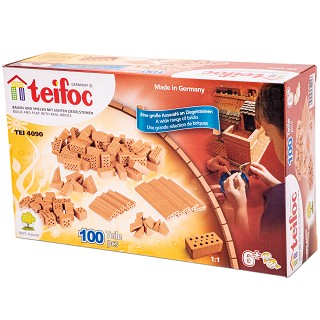 Building set - assortment bricks - 100 pieces